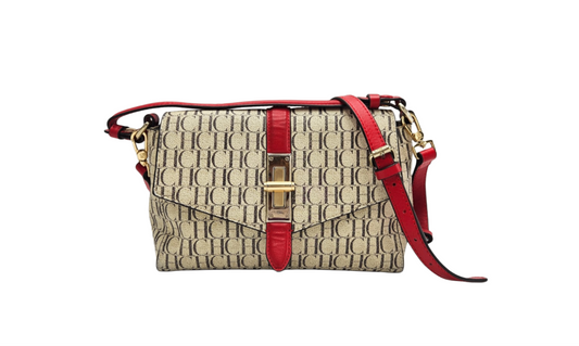 Carolina Herrera Logo Print Crossbody Bag