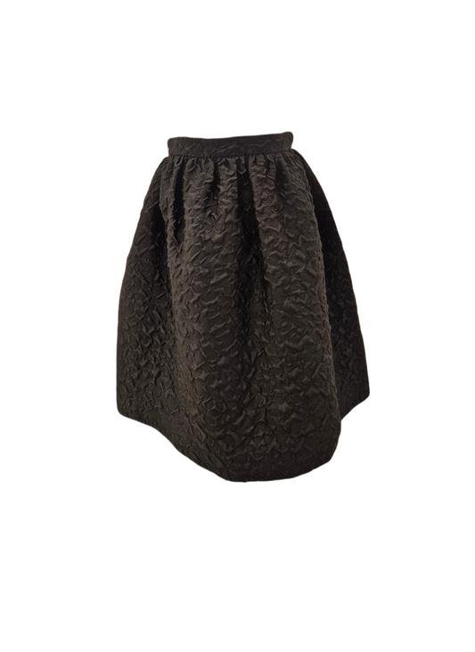 Prada Black Quilted Skirt Size EU 40