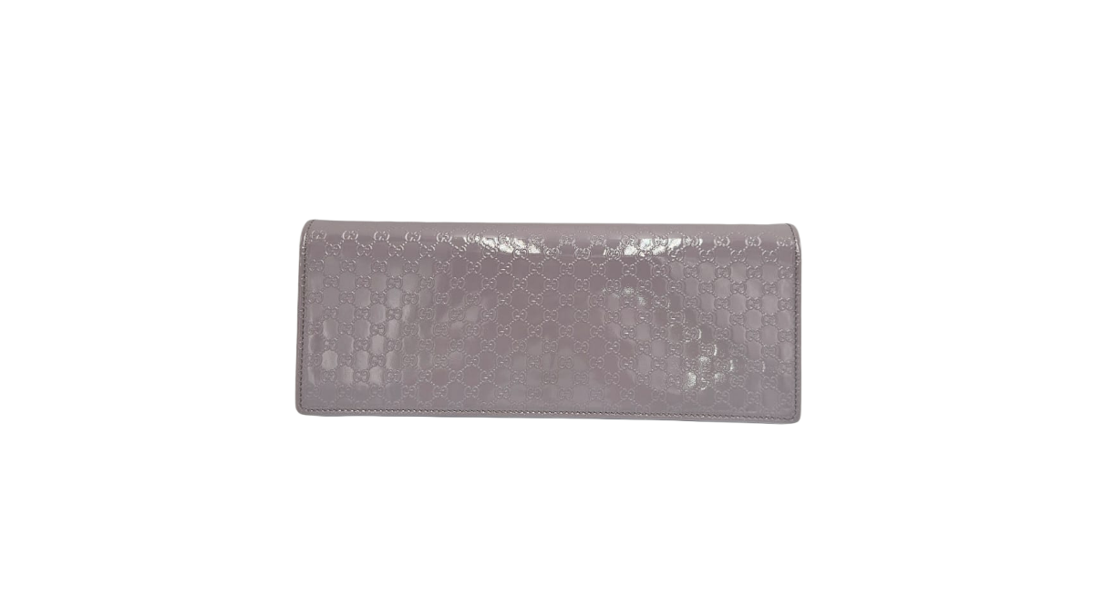 Gucci Patent Guccissima Small Broadway Clutch