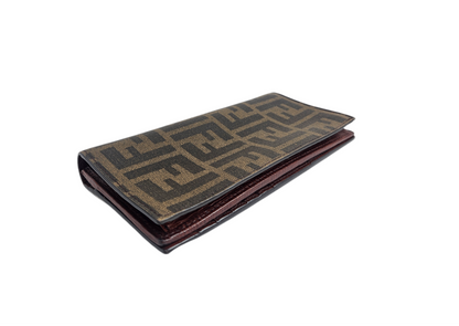 Fendi FF Tobacco Continental Flap Wallet