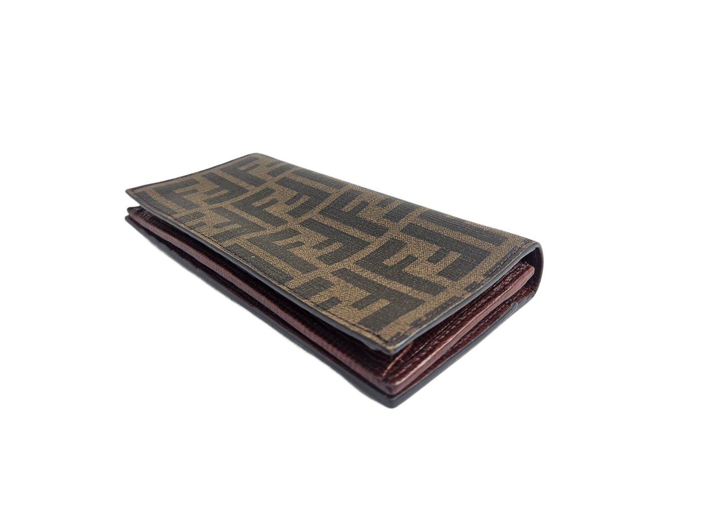 Fendi FF Tobacco Continental Flap Wallet