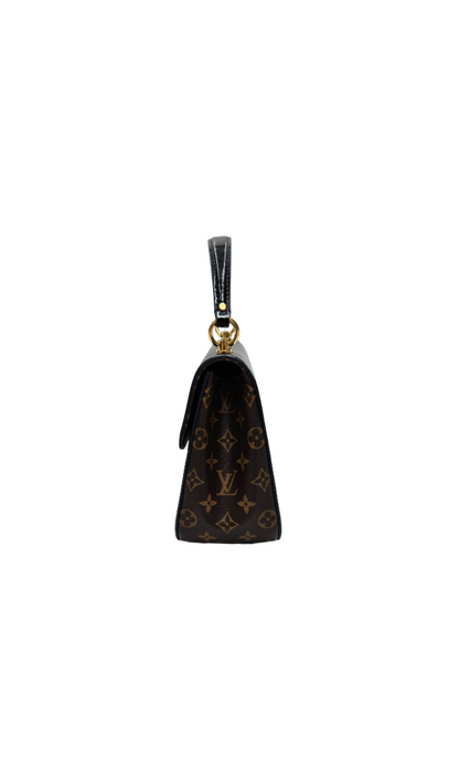 Louis Vuitton Black Vernis Leather And Monogram Canvas Cherrywood PM Bag