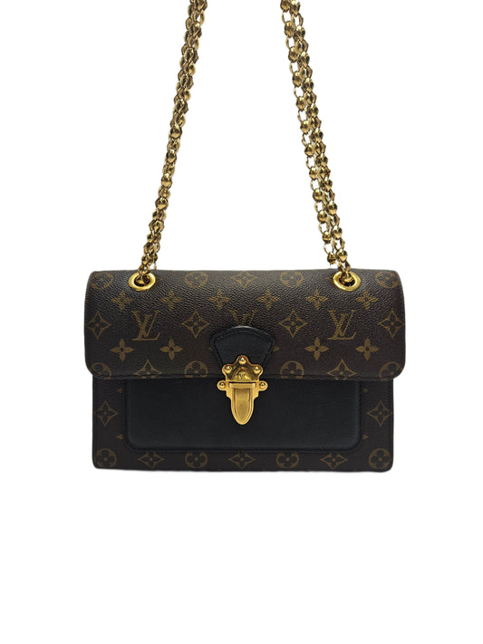 Louis Vuitton Black Monogram Canvas Victoire Chain Bag