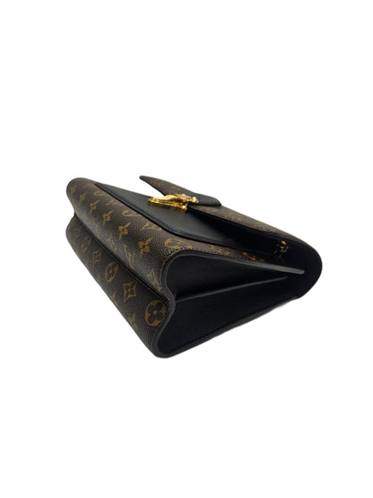 Louis Vuitton Black Monogram Canvas Victoire Chain Bag