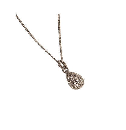 Swarovski  Heloise  Teardrop Crystal Embellished Pendant Necklace