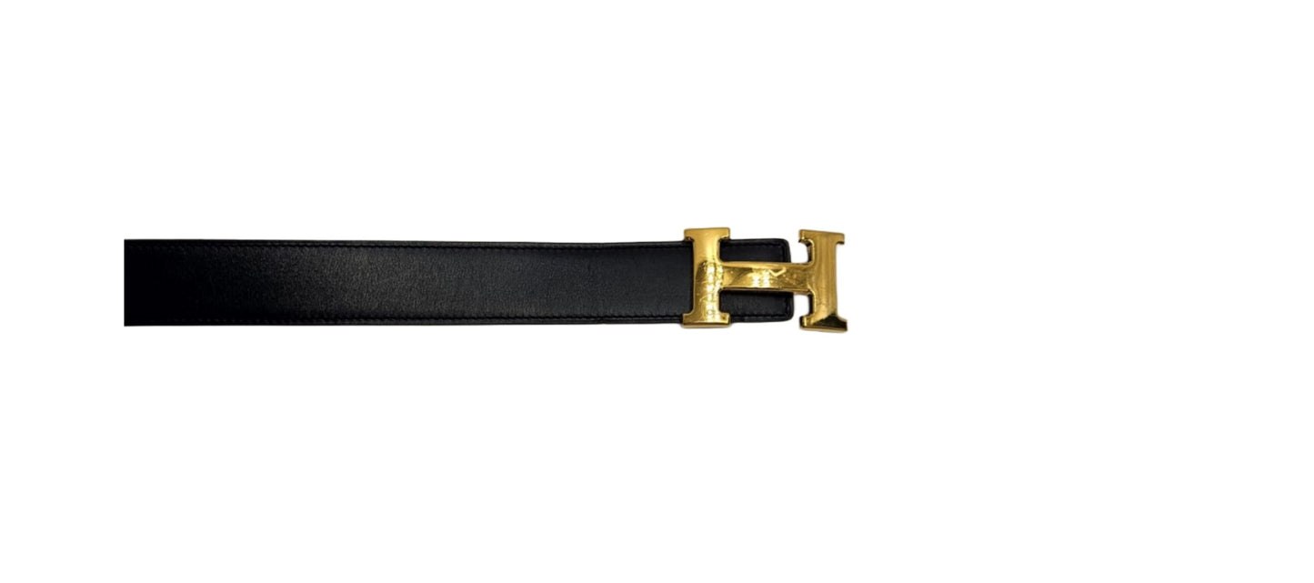 Hermes Reversible H Buckle  Belt 85 CM