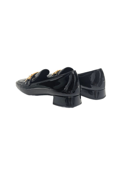 Prada Loafers in Black Patent Leather 40 EU