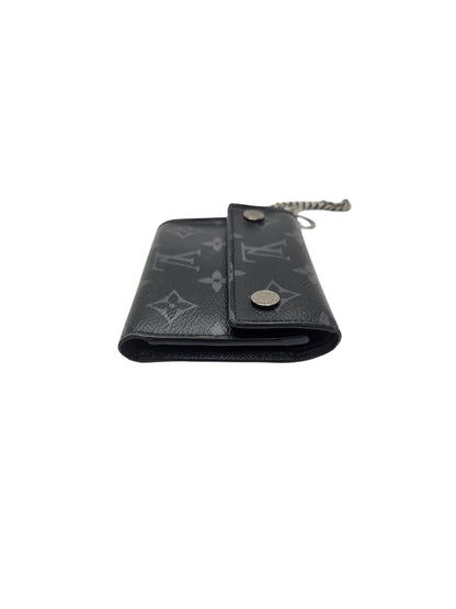 Louis Vuitton Monogram Eclipse Discovery Tri-Fold Compact Wallet