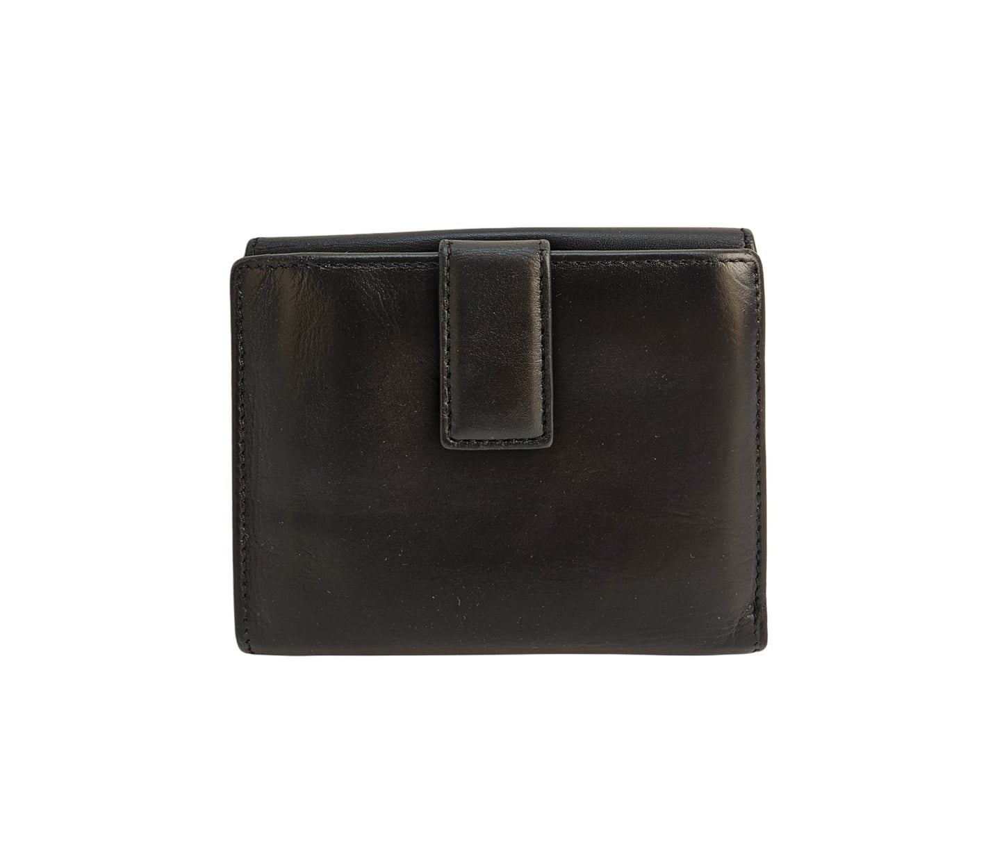 Salvatore Ferragamo  Leather Gancio Compact Wallet