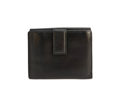 Salvatore Ferragamo  Leather Gancio Compact Wallet