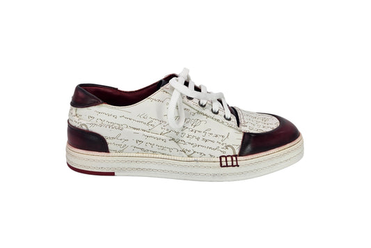 Berluti Playtime Scritto Low Top Sneaker Size EU 43