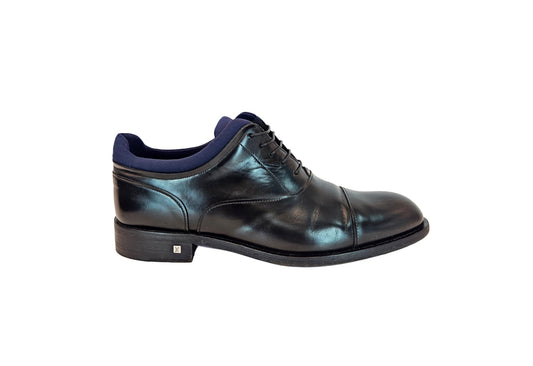 Louis Vuitton Black Leather Lace Up Oxfords