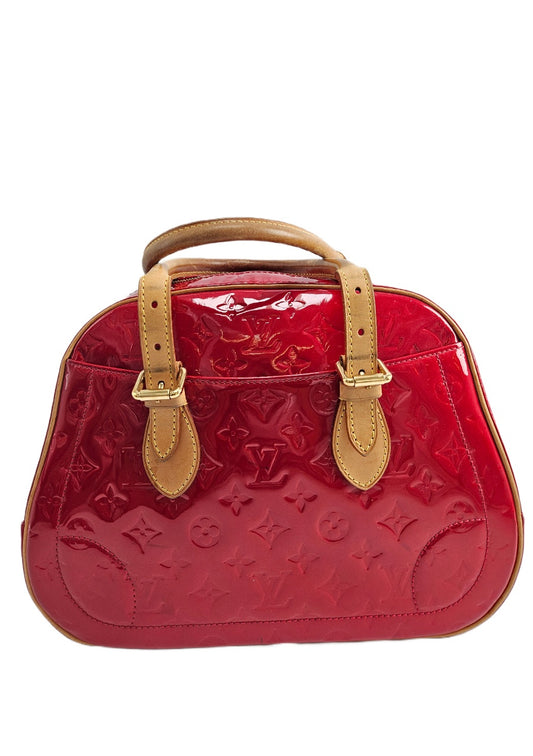 Louis Vuitton Red Pomme D’amour Vernis Summit Drive Bag