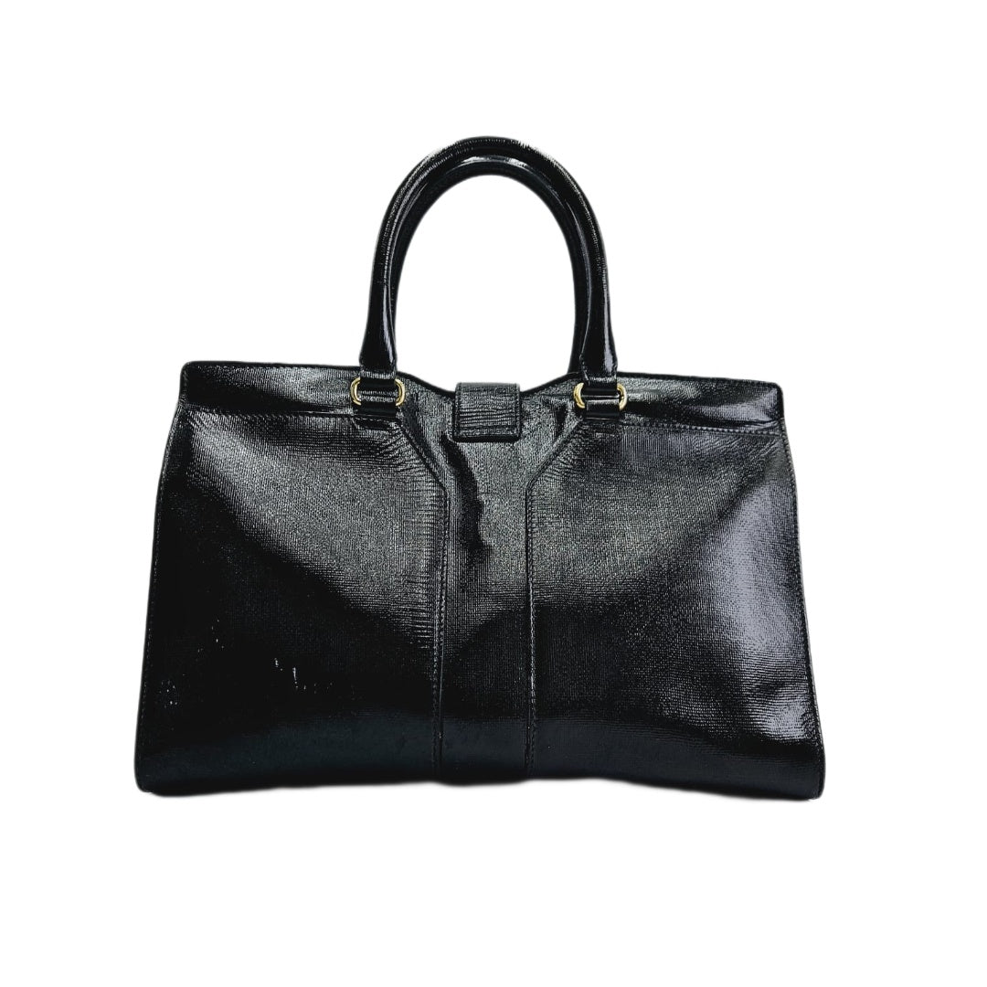 Saint Laurent Black Cabas Chyc Satchel