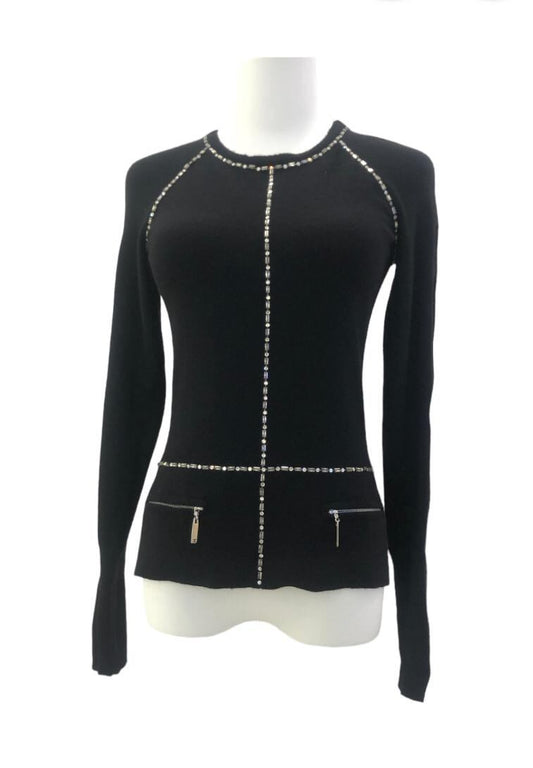 Chanel  Crystal  Embellished Top