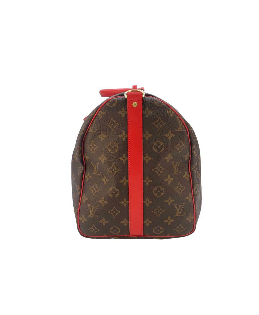 Louis Vuitton  Keepall  Bandoulière  50  Coated Canvas & Leather Monogram