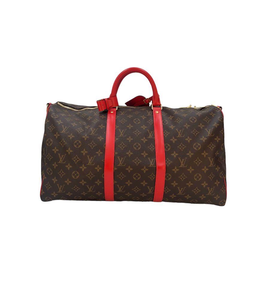 Louis Vuitton  Keepall  Bandoulière  50  Coated Canvas & Leather Monogram