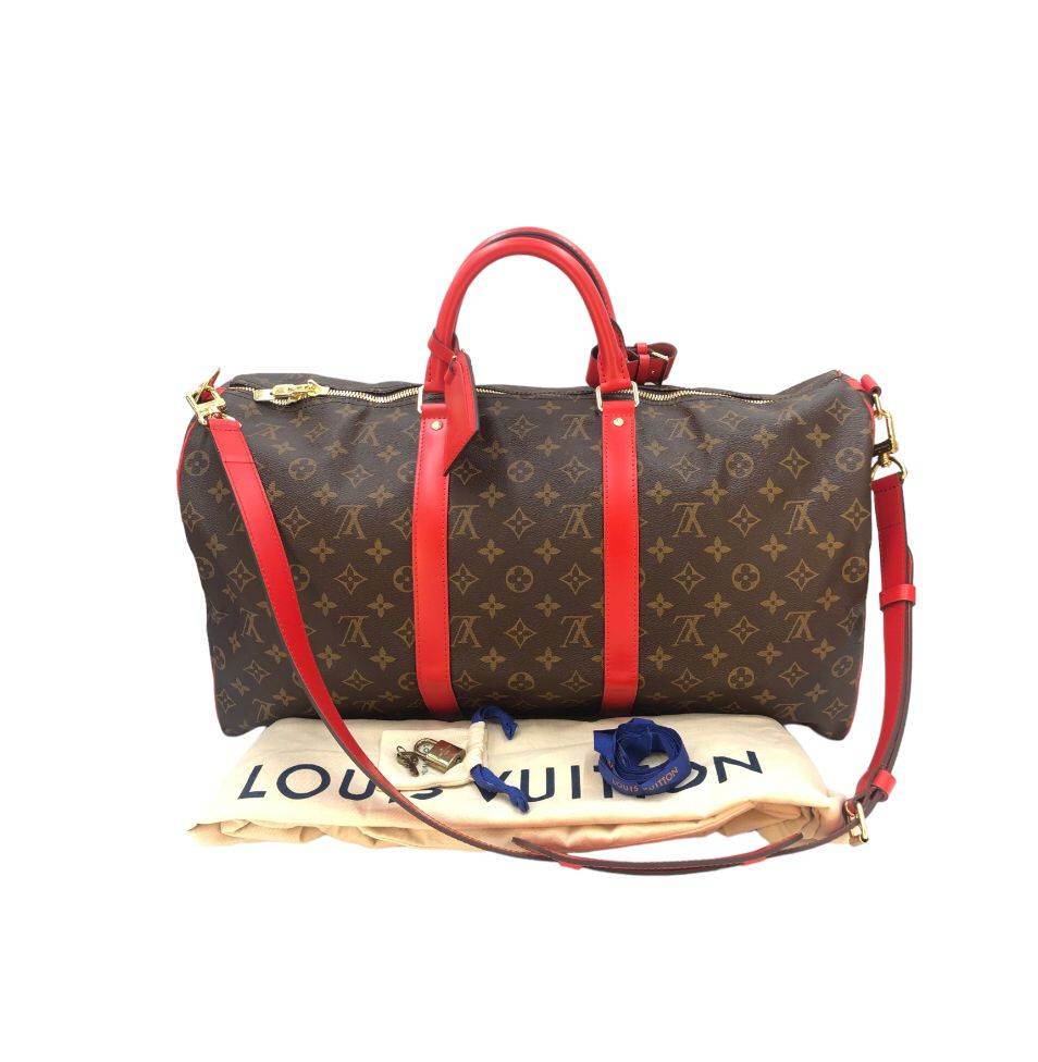 Louis Vuitton  Keepall  Bandoulière  50  Coated Canvas & Leather Monogram