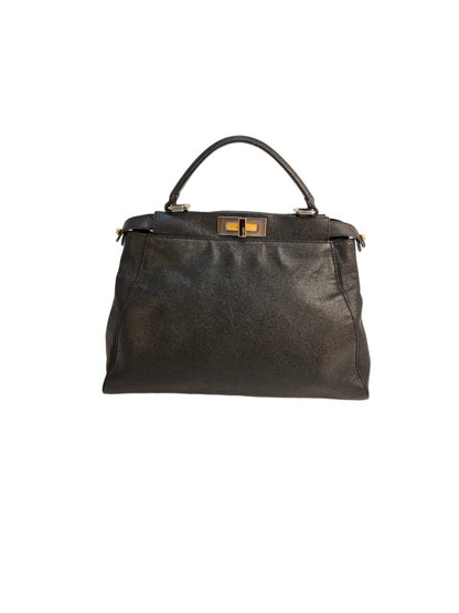 Fendi Black Peekaboo   Medium w/ Strap