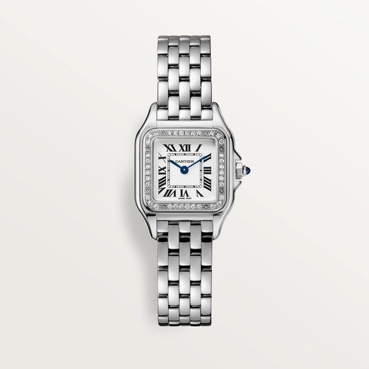 CARTIER DE PANTHERE STEEL DIAMOND BZ W4PN0007