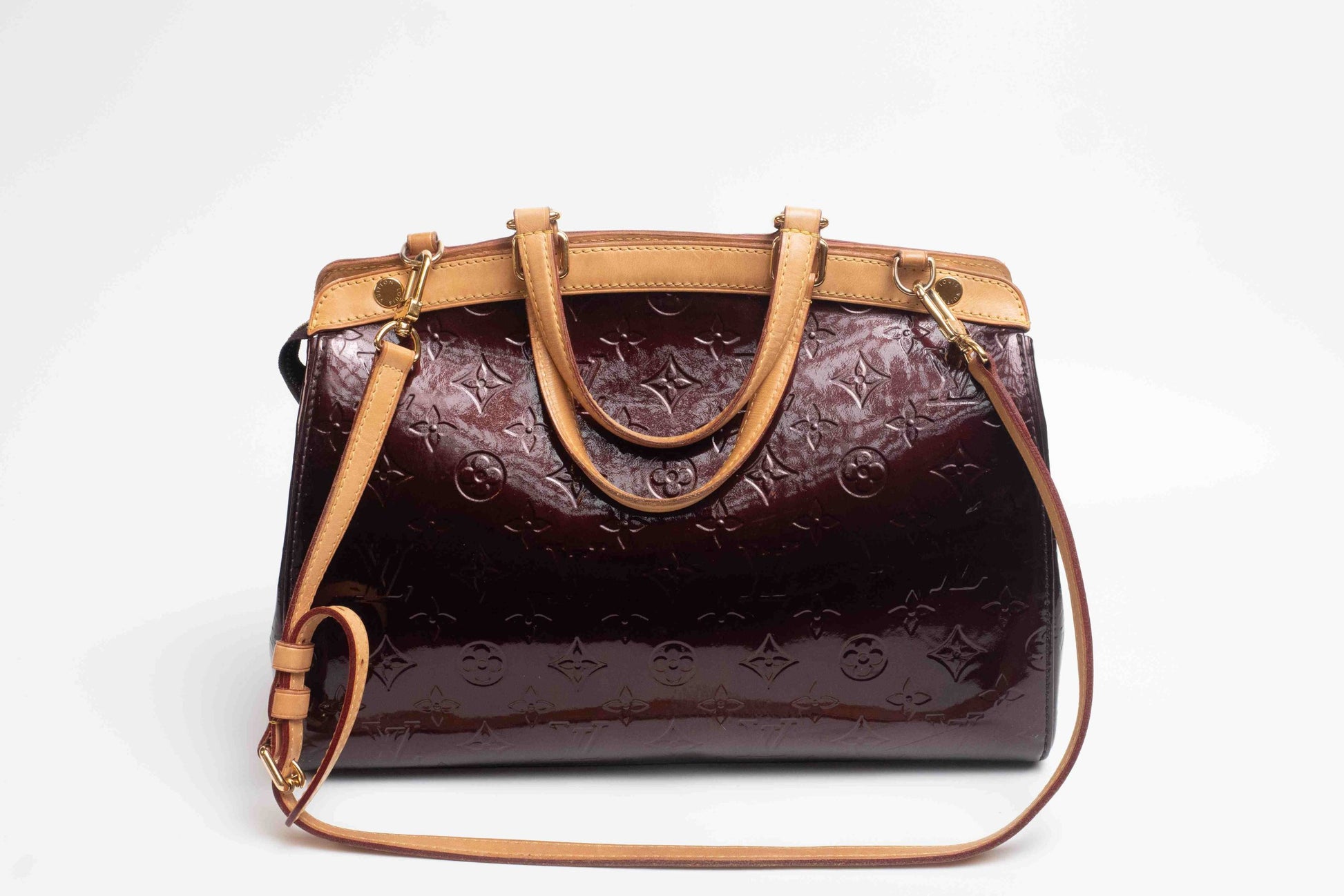 Louis Vuitton M50601 amarante burgundy vernis patent leather brea