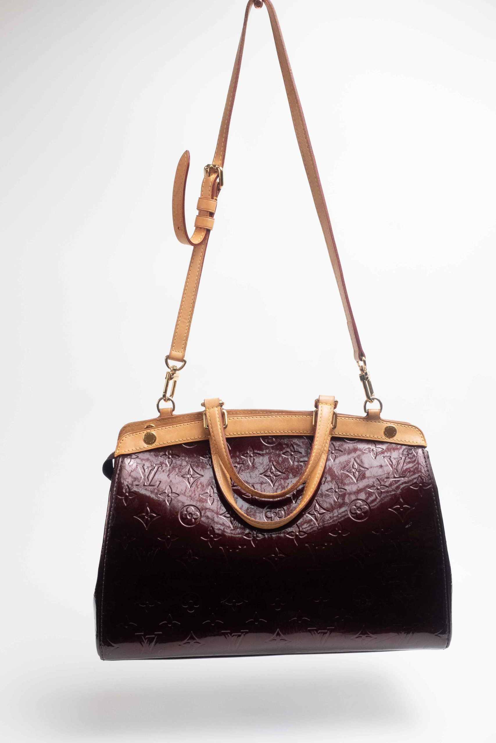 Louis Vuitton Vernis Amarante Brea GM Bag